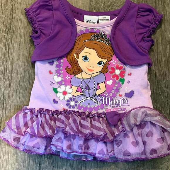 Disney Other - Disney Kids' Purple and Pink Shirt